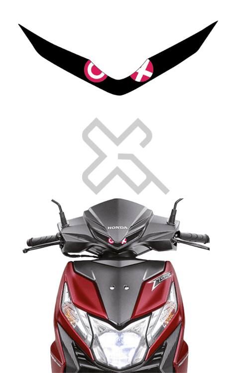 Dio Bs6 New Model Eye Sticker | Dio Bs6 DRL Sticker